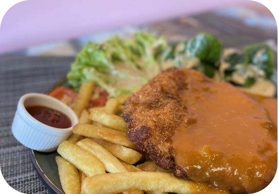 Chicken Chop with Oriental Sauce